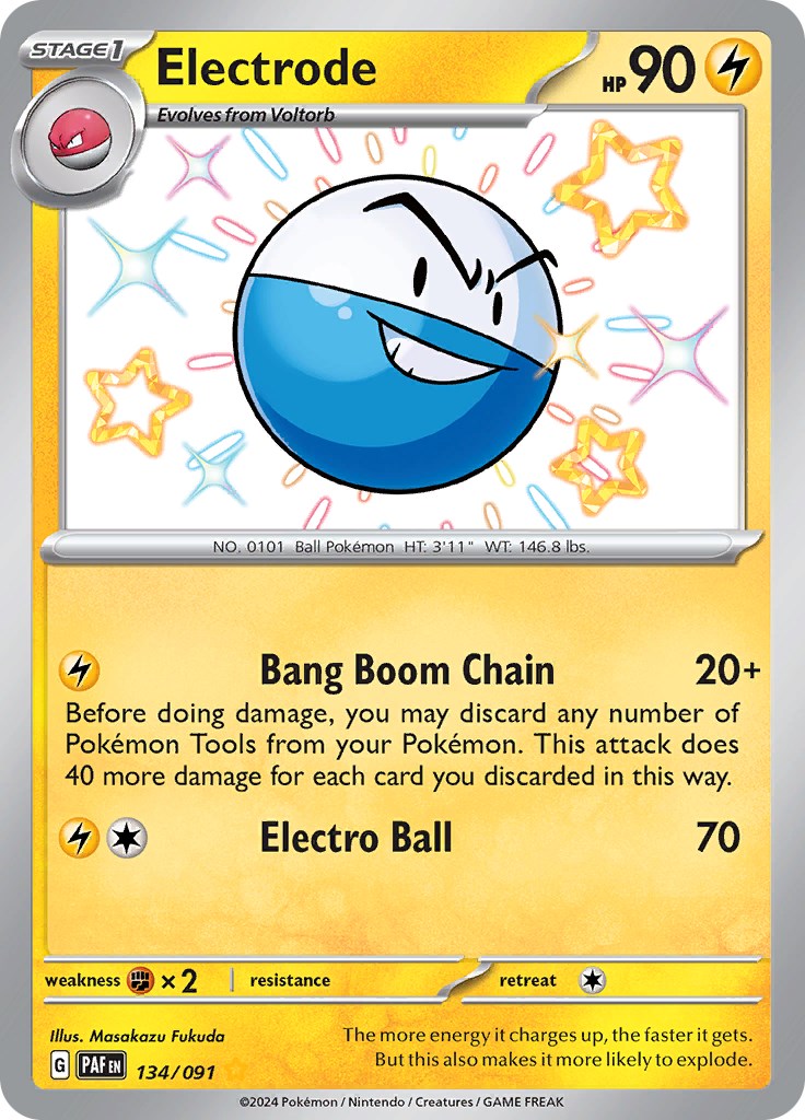 Electrode (134/091) [Scarlet & Violet: Paldean Fates] | Exor Games New Glasgow