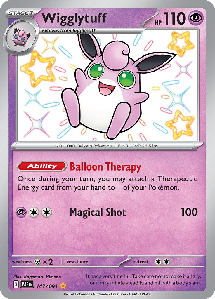 Wigglytuff (147/091) [Scarlet & Violet: Paldean Fates] | Exor Games New Glasgow