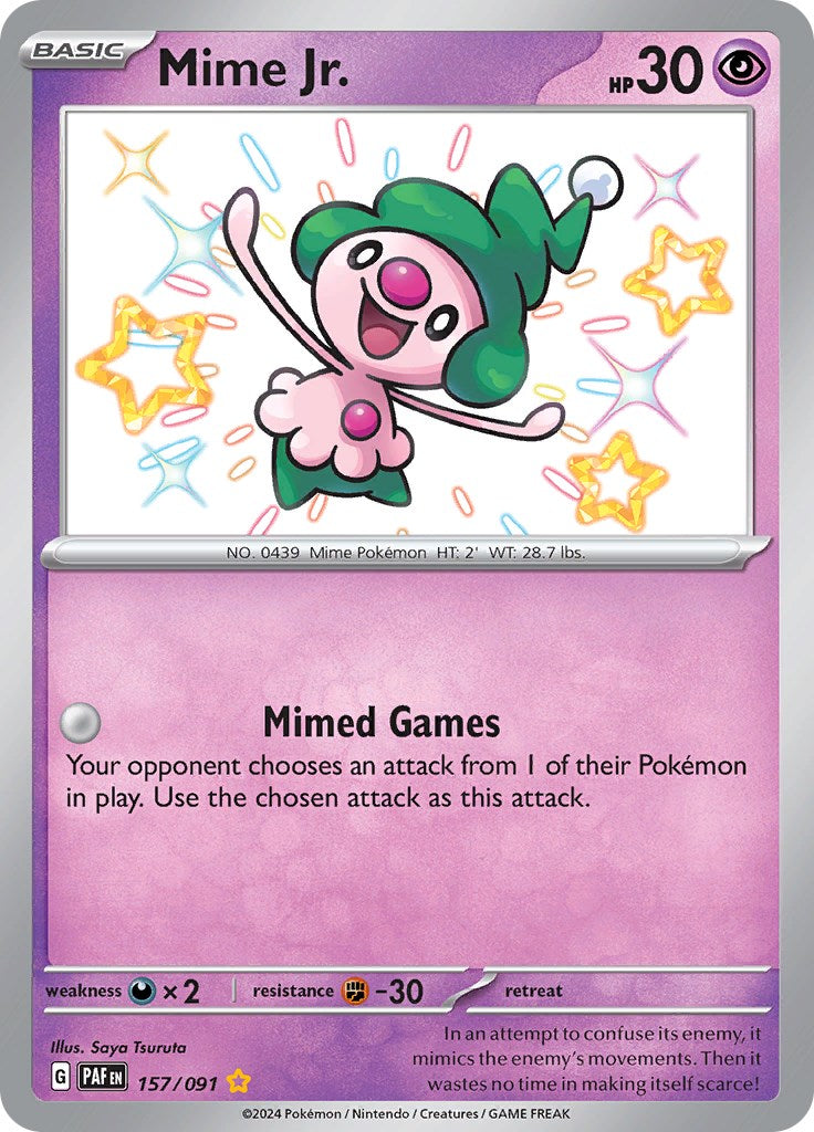 Mime Jr. (157/091) [Scarlet & Violet: Paldean Fates] | Exor Games New Glasgow