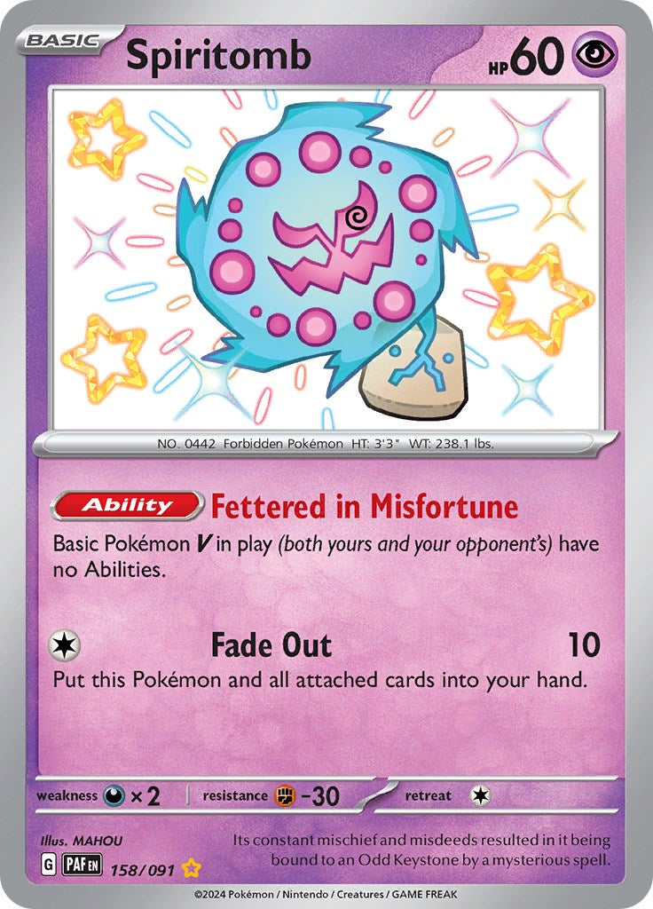 Spiritomb (158/091) [Scarlet & Violet: Paldean Fates] | Exor Games New Glasgow