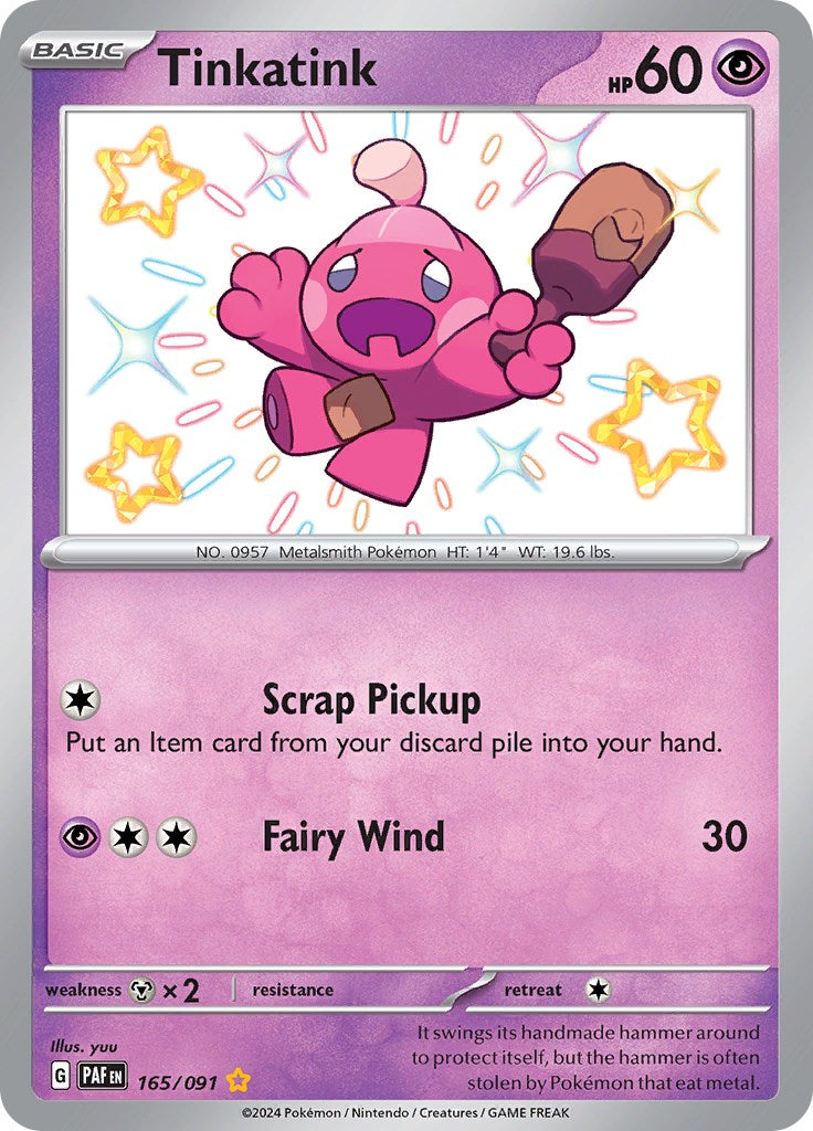 Tinkatink (165/091) [Scarlet & Violet: Paldean Fates] | Exor Games New Glasgow