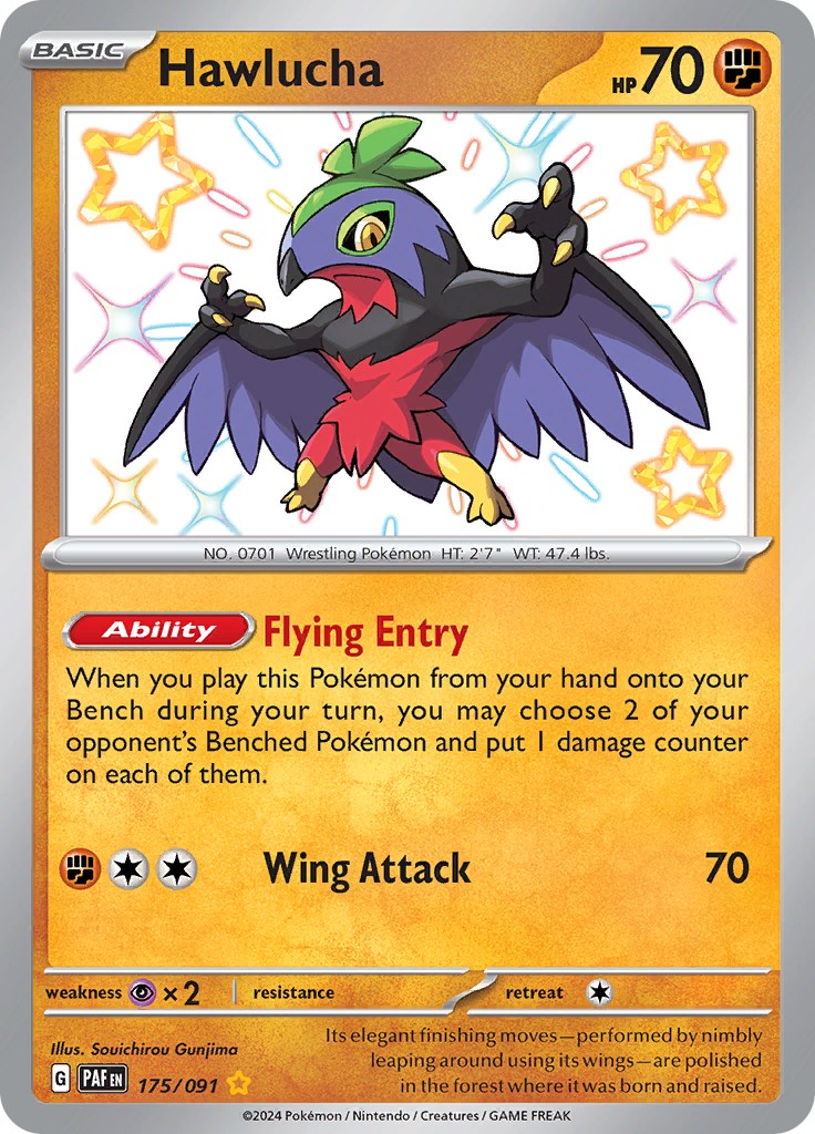 Hawlucha (175/091) [Scarlet & Violet: Paldean Fates] | Exor Games New Glasgow