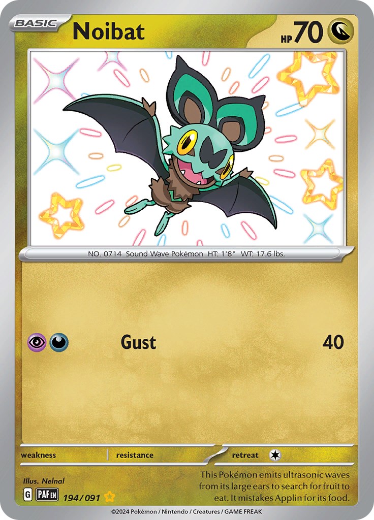 Noibat (194/091) [Scarlet & Violet: Paldean Fates] | Exor Games New Glasgow