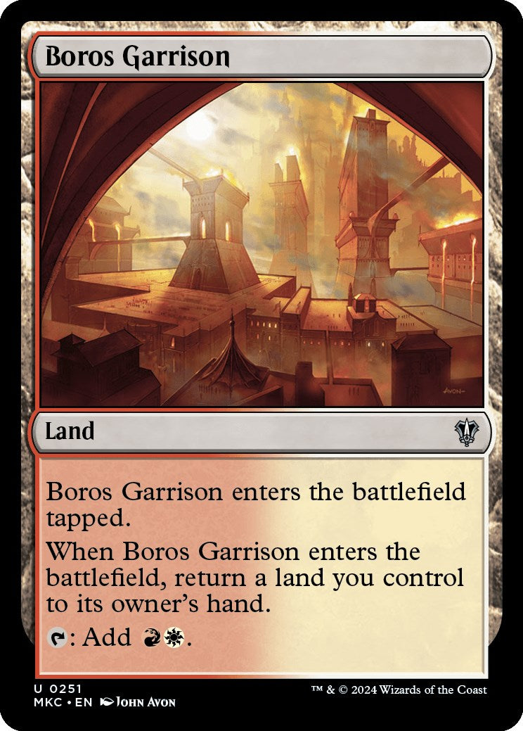 Boros Garrison [Murders at Karlov Manor Commander] | Exor Games New Glasgow