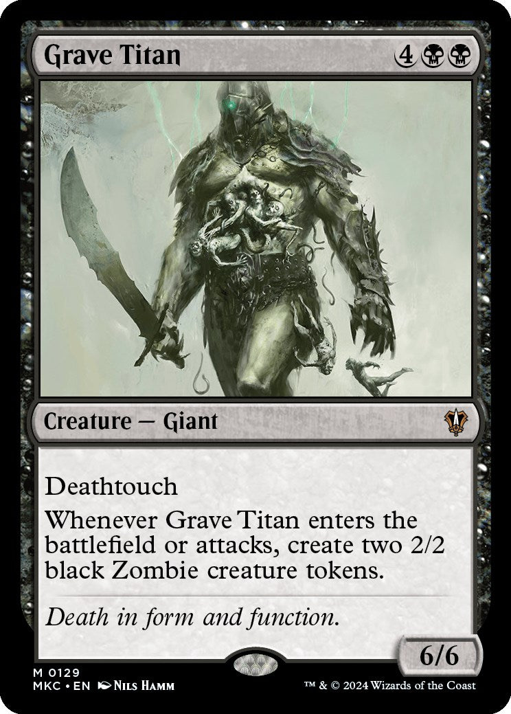 Grave Titan [Murders at Karlov Manor Commander] | Exor Games New Glasgow