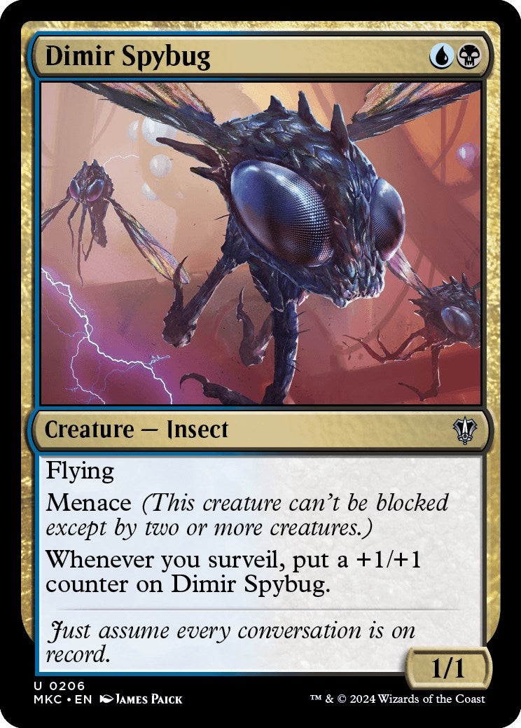 Dimir Spybug [Murders at Karlov Manor Commander] | Exor Games New Glasgow