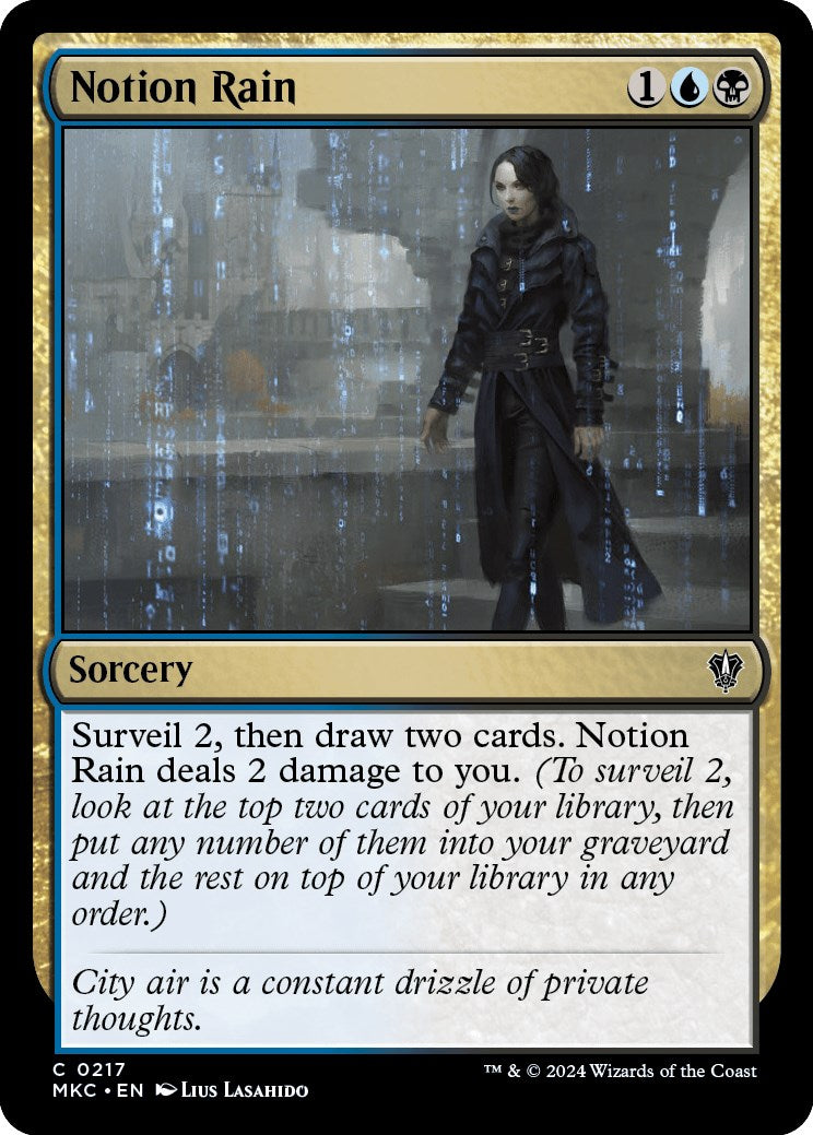 Notion Rain [Murders at Karlov Manor Commander] | Exor Games New Glasgow