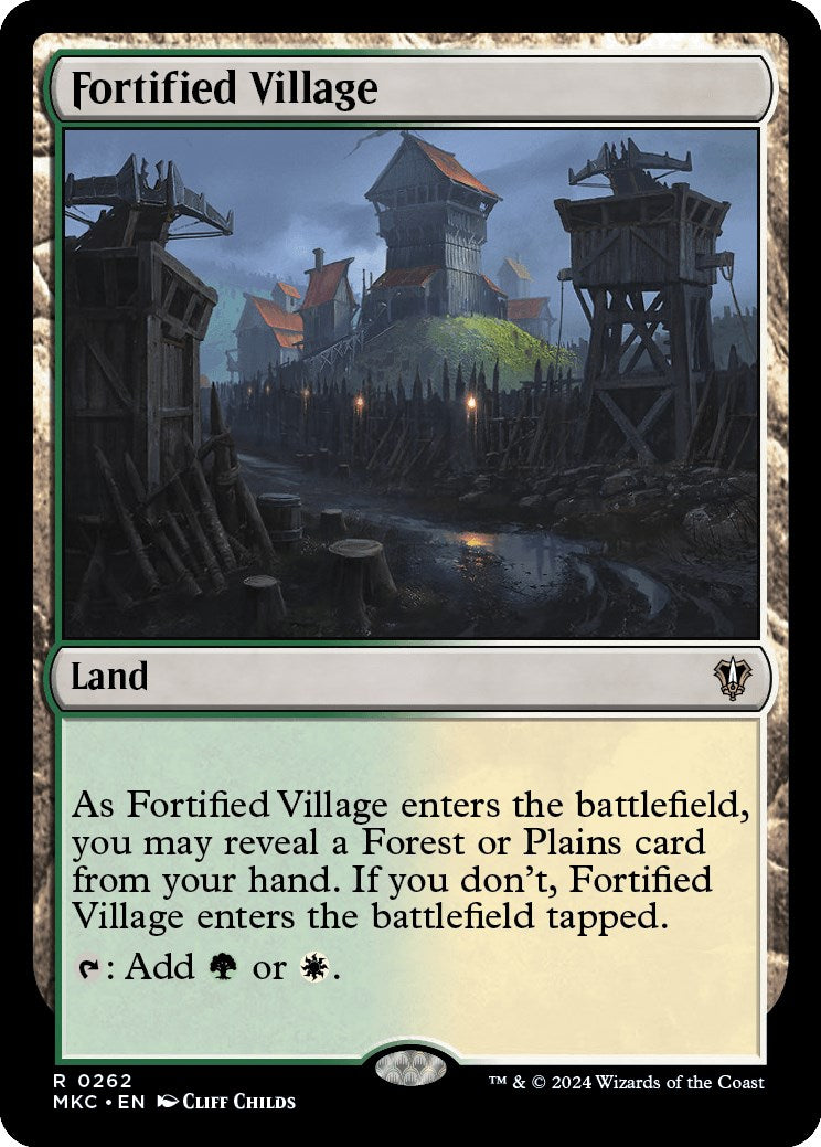 Fortified Village [Murders at Karlov Manor Commander] | Exor Games New Glasgow