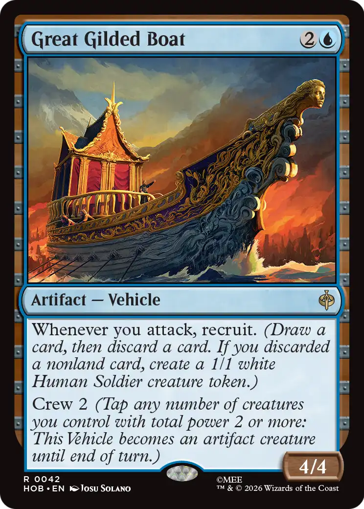 Great Gilded Boat [The Hobbit] | Exor Games New Glasgow
