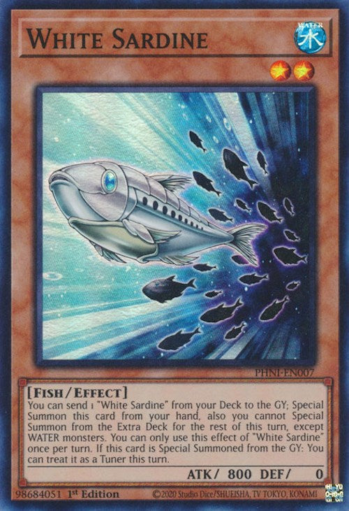 White Sardine [PHNI-EN007] Super Rare | Exor Games New Glasgow