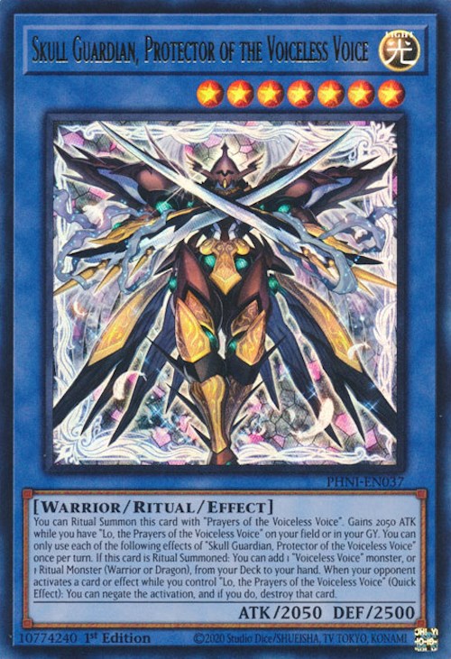 Skull Guardian, Protector of the Voiceless Voice [PHNI-EN037] Ultra Rare | Exor Games New Glasgow