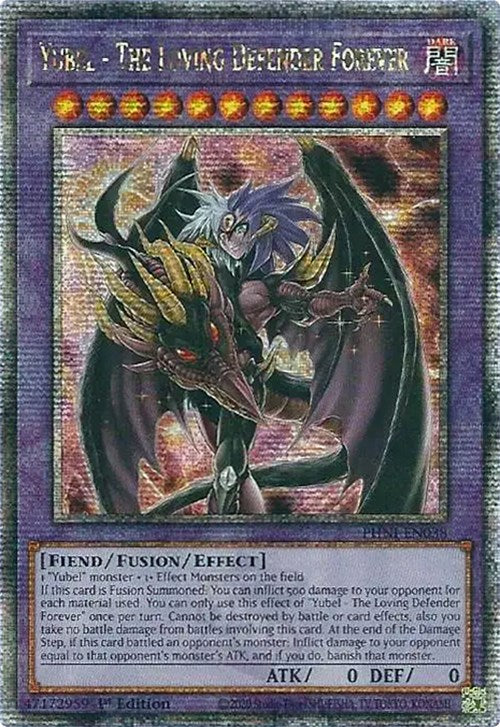 Yubel - The Loving Defender Forever [PHNI-EN038] Quarter Century Secret Rare | Exor Games New Glasgow