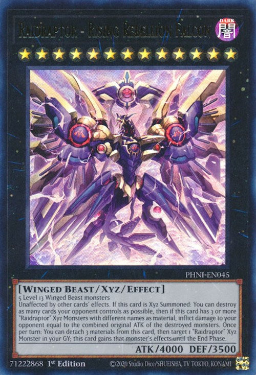 Raidraptor - Rising Rebellion Falcon [PHNI-EN045] Ultra Rare | Exor Games New Glasgow