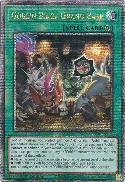 Goblin Biker Grand Bash [PHNI-EN060] Quarter Century Secret Rare | Exor Games New Glasgow