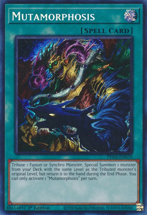 Mutamorphosis [PHNI-EN070] Secret Rare | Exor Games New Glasgow