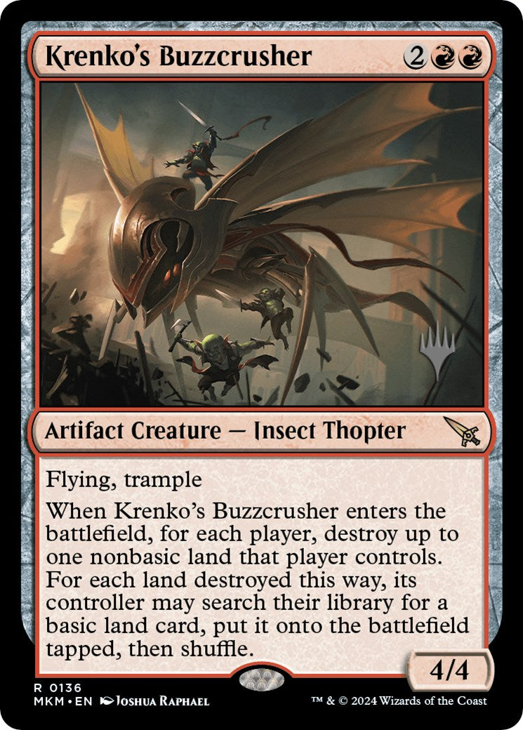 Krenko's Buzzcrusher (Promo Pack) [Murders at Karlov Manor Promos] | Exor Games New Glasgow