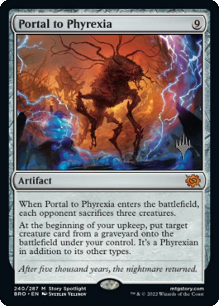 Portal to Phyrexia (Promo Pack) [The Brothers' War Promos] | Exor Games New Glasgow