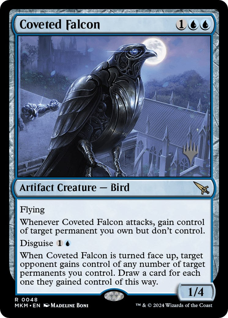 Coveted Falcon (Promo Pack) [Murders at Karlov Manor Promos] | Exor Games New Glasgow