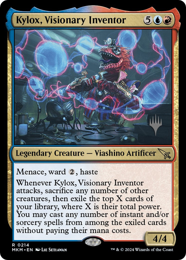 Kylox, Visionary Inventor (Promo Pack) [Murders at Karlov Manor Promos] | Exor Games New Glasgow