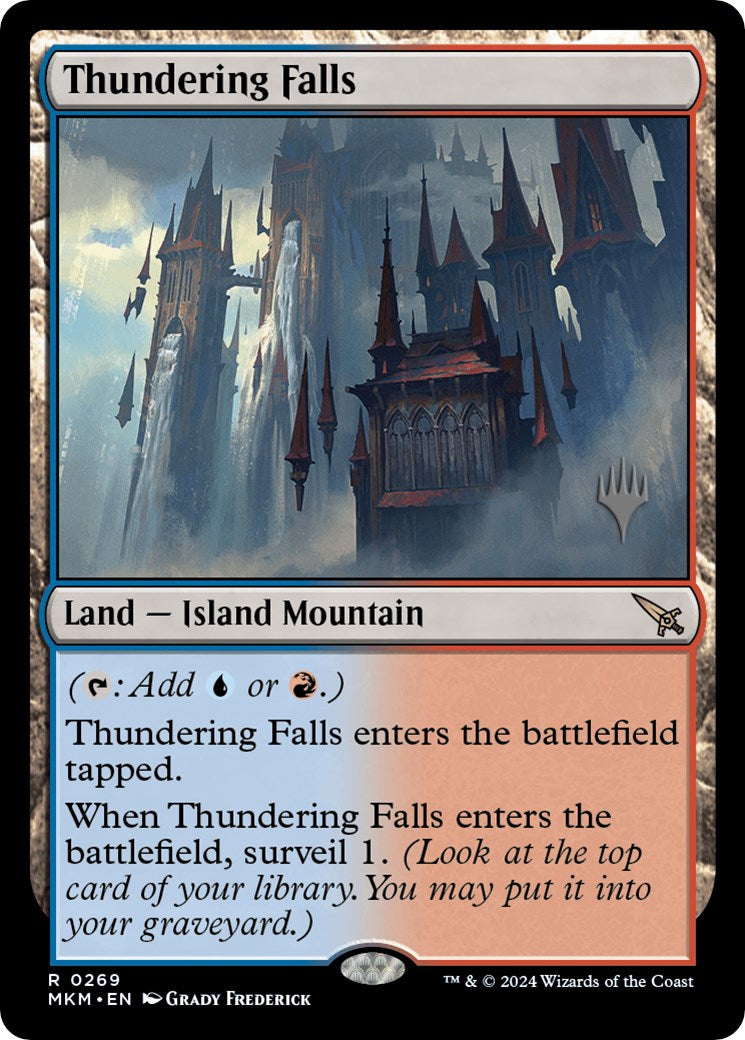 Thundering Falls (Promo Pack) [Murders at Karlov Manor Promos] | Exor Games New Glasgow