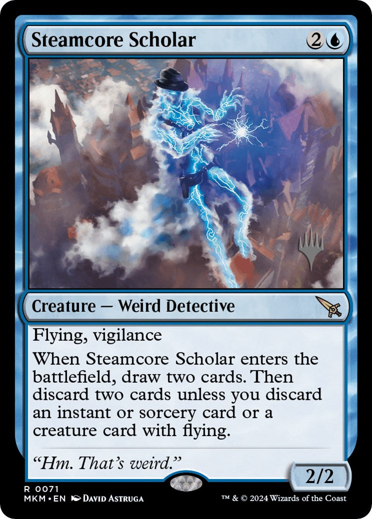 Steamcore Scholar (Promo Pack) [Murders at Karlov Manor Promos] | Exor Games New Glasgow