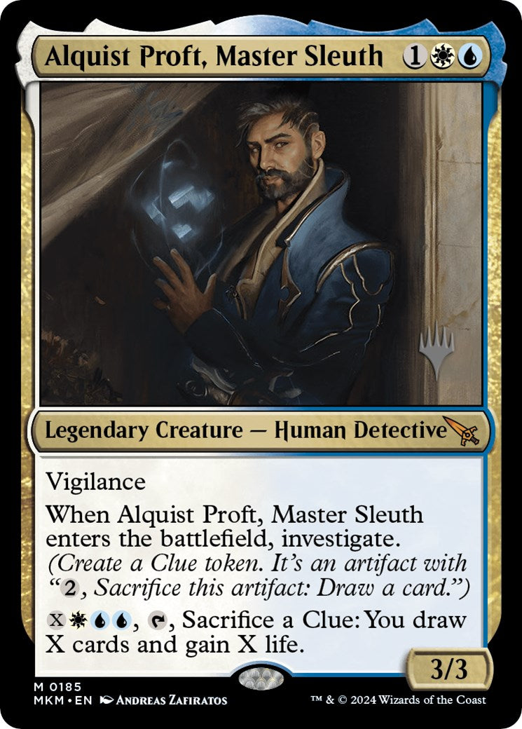 Alquist Proft, Master Sleuth (Promo Pack) [Murders at Karlov Manor Promos] | Exor Games New Glasgow