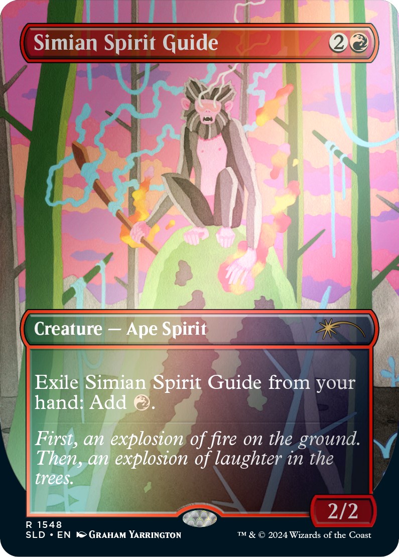 Simian Spirit Guide (Rainbow Foil) [Secret Lair Drop Series] | Exor Games New Glasgow