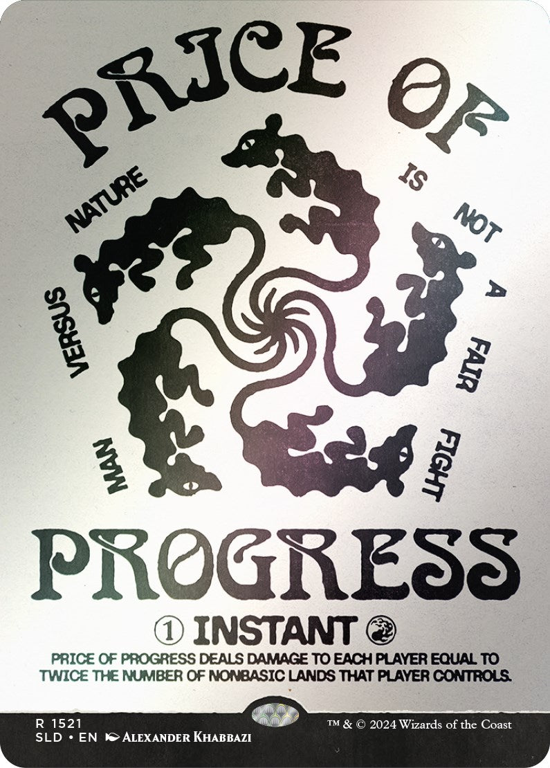 Price of Progress (Rainbow Foil) [Secret Lair Drop Series] | Exor Games New Glasgow