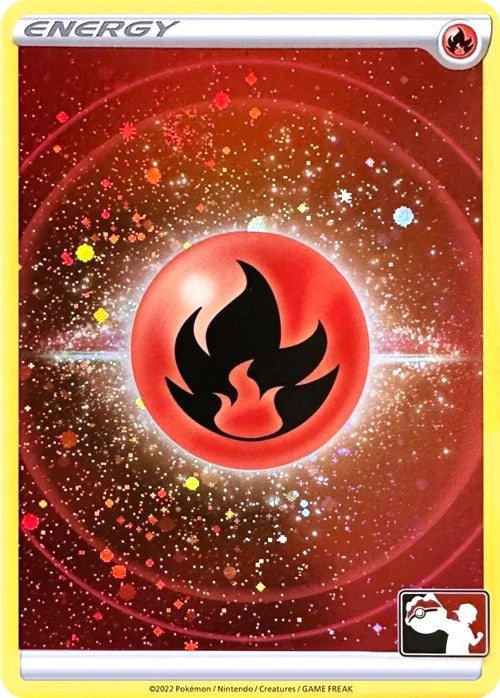 Fire Energy (Cosmos Holo) [Prize Pack Series Three] | Exor Games New Glasgow