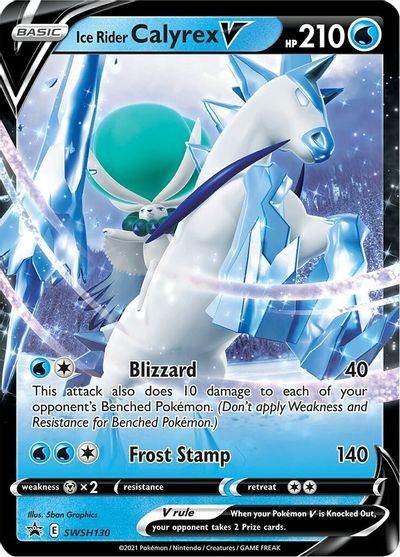 Ice Rider Calyrex V (SWSH130) [Sword & Shield: Black Star Promos] | Exor Games New Glasgow