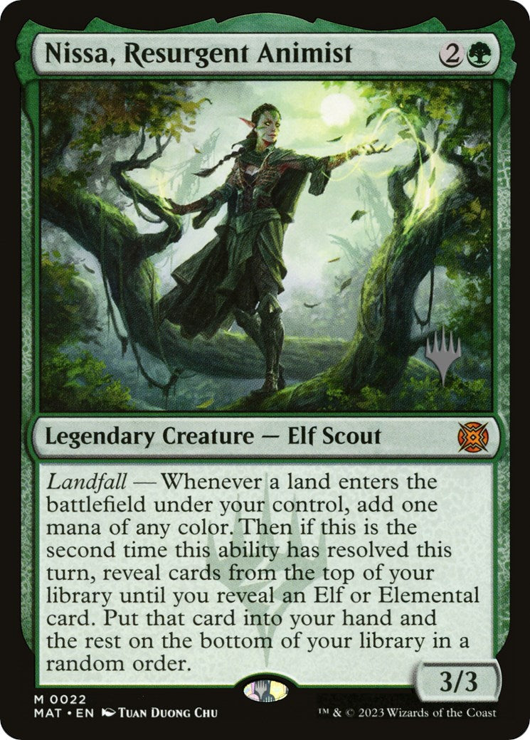 Nissa, Resurgent Animist (Promo Pack) [Murders at Karlov Manor Promos] | Exor Games New Glasgow