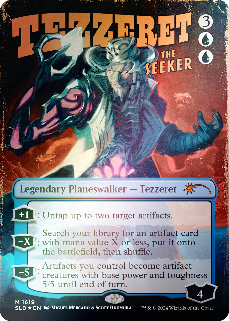 Tezzeret the Seeker (1619) (Rainbow Foil) [Secret Lair Drop Series] | Exor Games New Glasgow