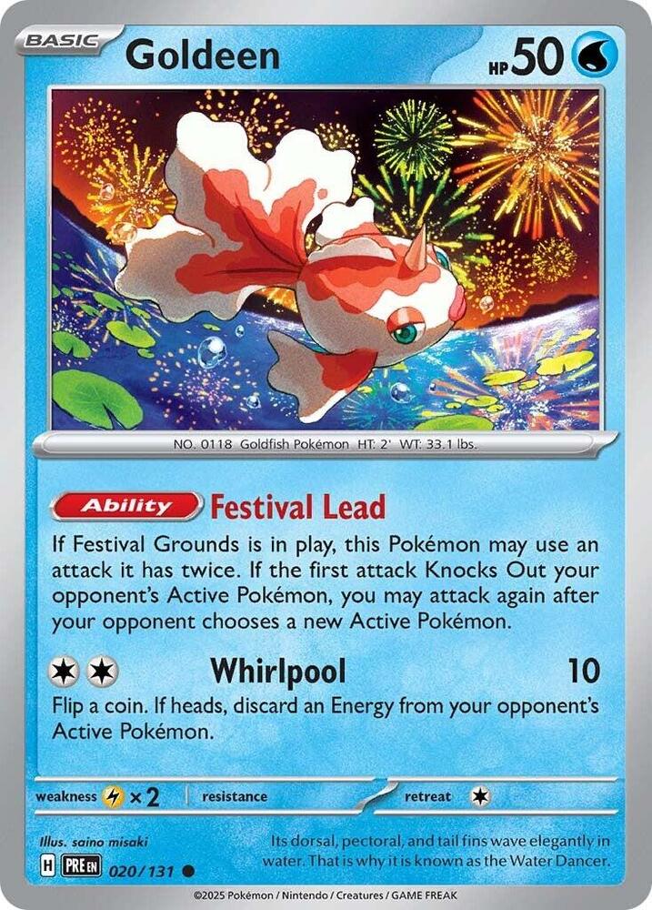 Goldeen (020/131) [Scarlet & Violet: Prismatic Evolutions] | Exor Games New Glasgow