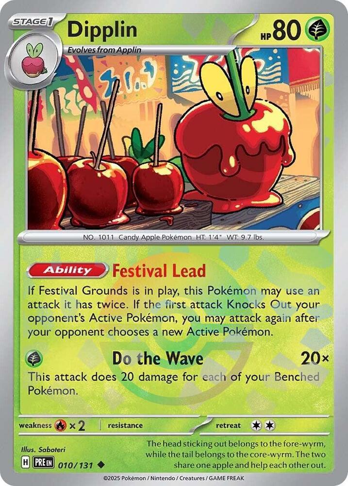 Dipplin (010/131) (Poke Ball Pattern) [Scarlet & Violet: Prismatic Evolutions] | Exor Games New Glasgow