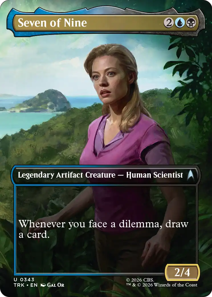 Seven of Nine (Borderless) [Star Trek] | Exor Games New Glasgow