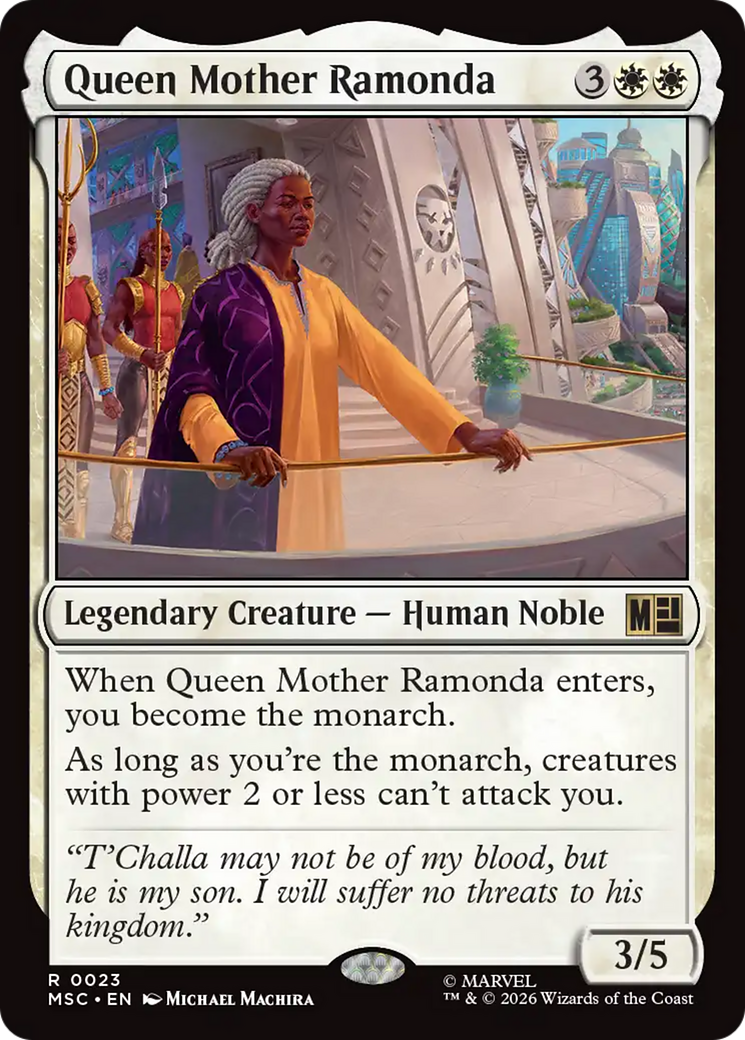 Queen Mother Ramonda (Surge Foil) [Marvel Super Heroes Commander] | Exor Games New Glasgow
