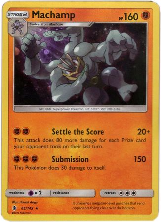 Machamp (65/145) (Cosmos Holo) [Sun & Moon: Guardians Rising] | Exor Games New Glasgow