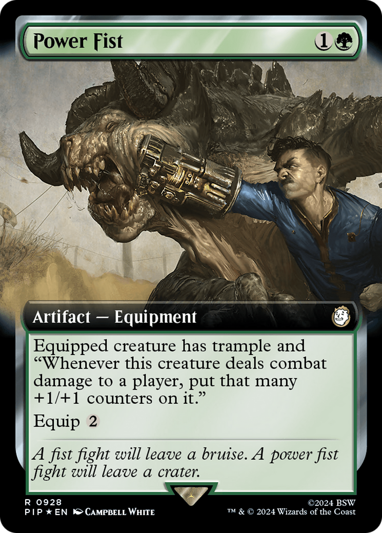 Power Fist (Extended Art) (Surge Foil) [Fallout] | Exor Games New Glasgow