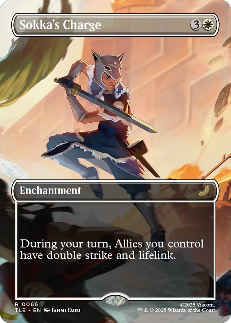 Sokka's Charge (Borderless) [Avatar: The Last Airbender: Eternal-Legal] | Exor Games New Glasgow