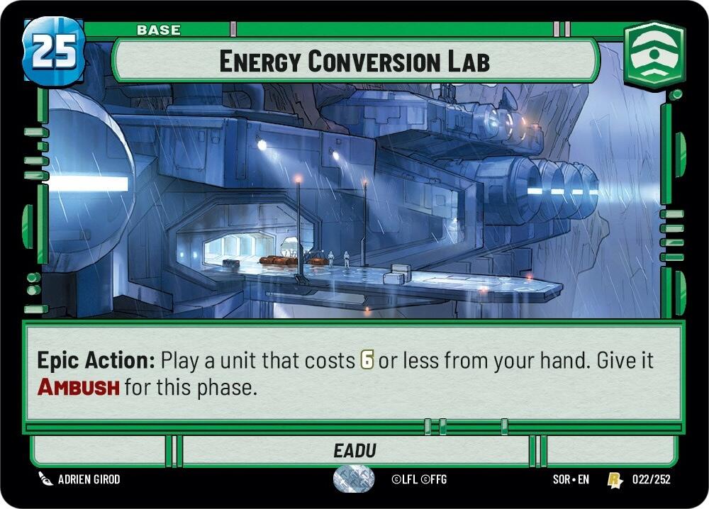Energy Conversion Lab (022/252) [Spark of Rebellion] | Exor Games New Glasgow