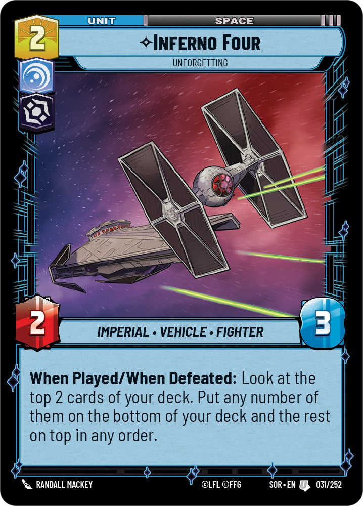 Inferno Four - Unforgetting (031/252) [Spark of Rebellion] | Exor Games New Glasgow