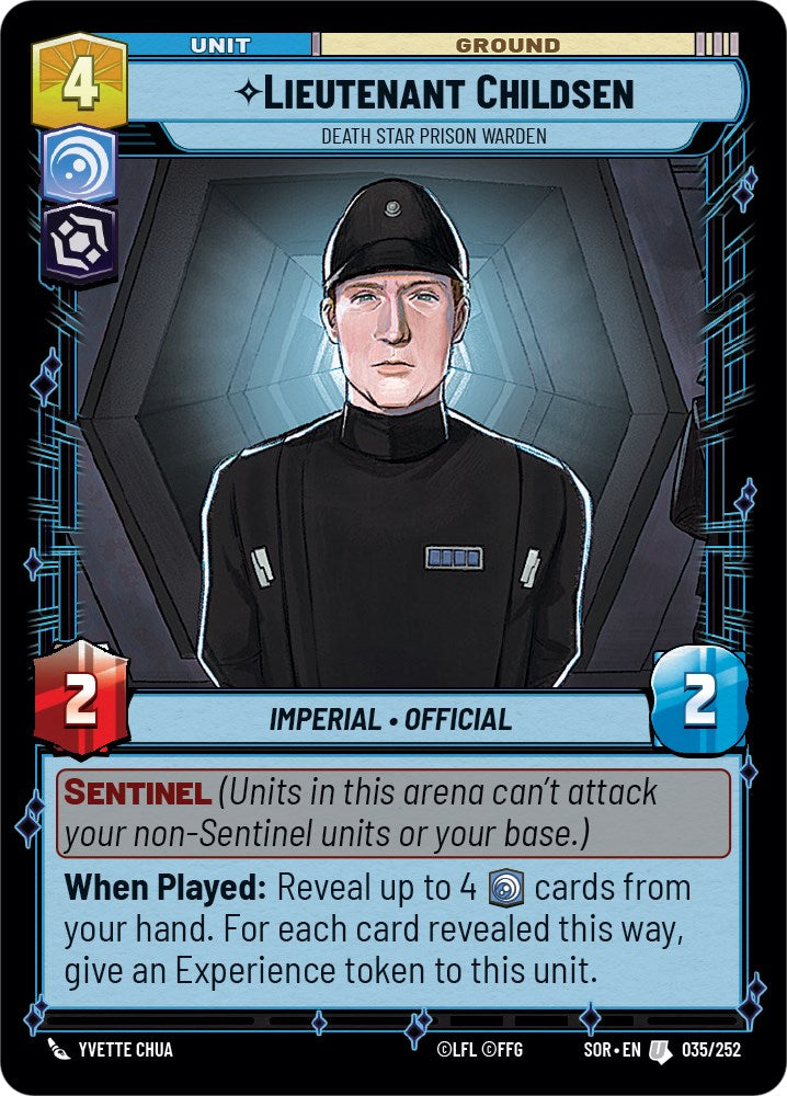 Lieutenant Childsen - Death Star Prison Warden (035/252) [Spark of Rebellion] | Exor Games New Glasgow