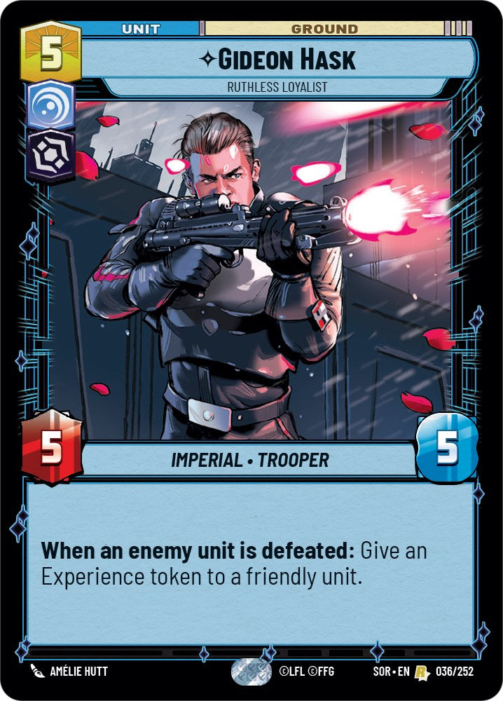 Gideon Hask - Ruthless Loyalist (036/252) [Spark of Rebellion] | Exor Games New Glasgow