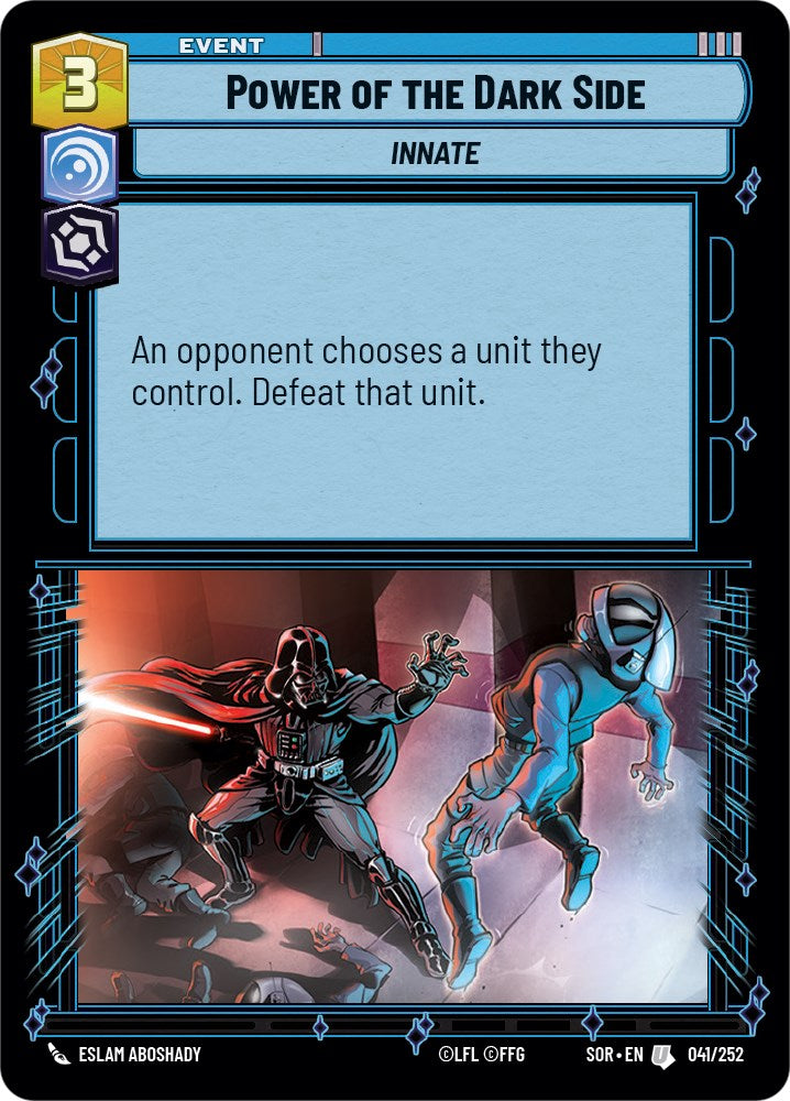 Power of the Dark Side (041/252) [Spark of Rebellion] | Exor Games New Glasgow