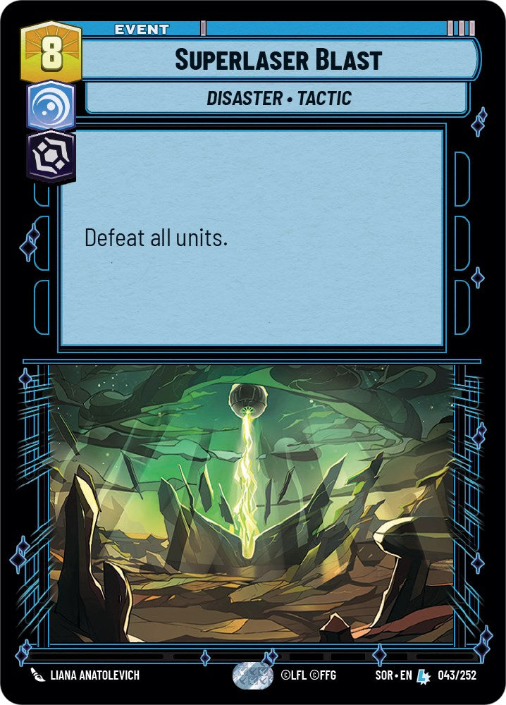 Superlaser Blast (043/252) [Spark of Rebellion] | Exor Games New Glasgow