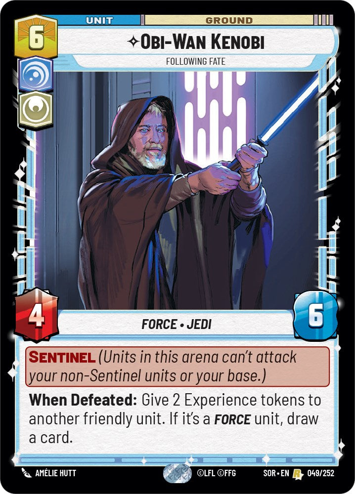 Obi-Wan Kenobi - Following Fate (049/252) [Spark of Rebellion] | Exor Games New Glasgow