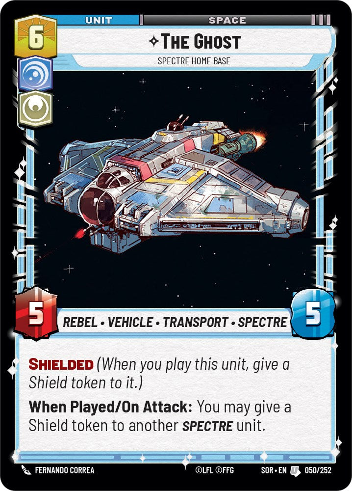 The Ghost - Spectre Home Base (050/252) [Spark of Rebellion] | Exor Games New Glasgow