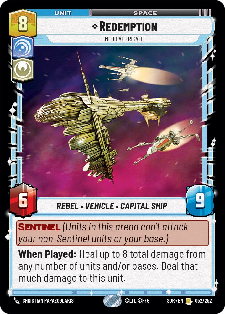 Redemption - Medical Frigate (052/252) [Spark of Rebellion] | Exor Games New Glasgow
