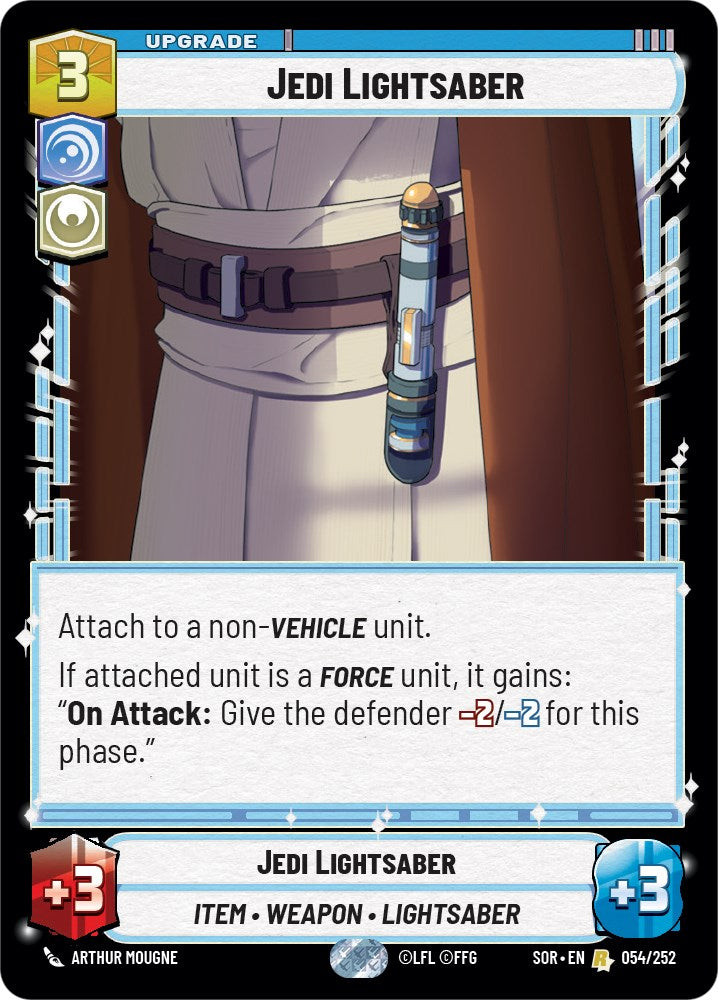 Jedi Lightsaber (054/252) [Spark of Rebellion] | Exor Games New Glasgow