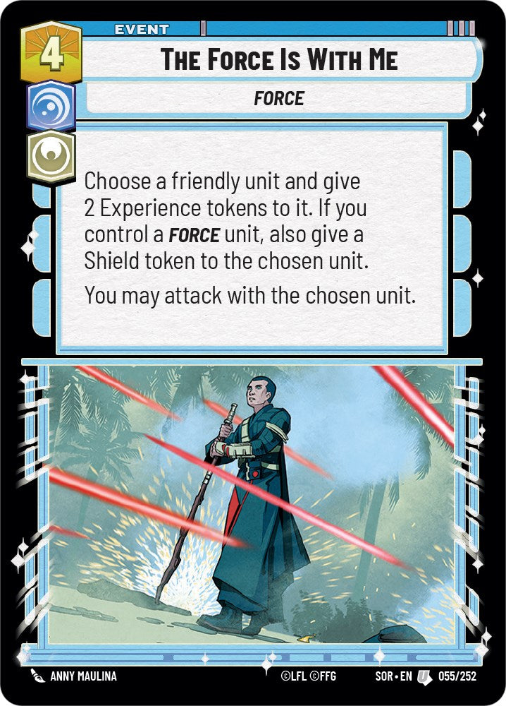 The Force is With Me (055/252) [Spark of Rebellion] | Exor Games New Glasgow